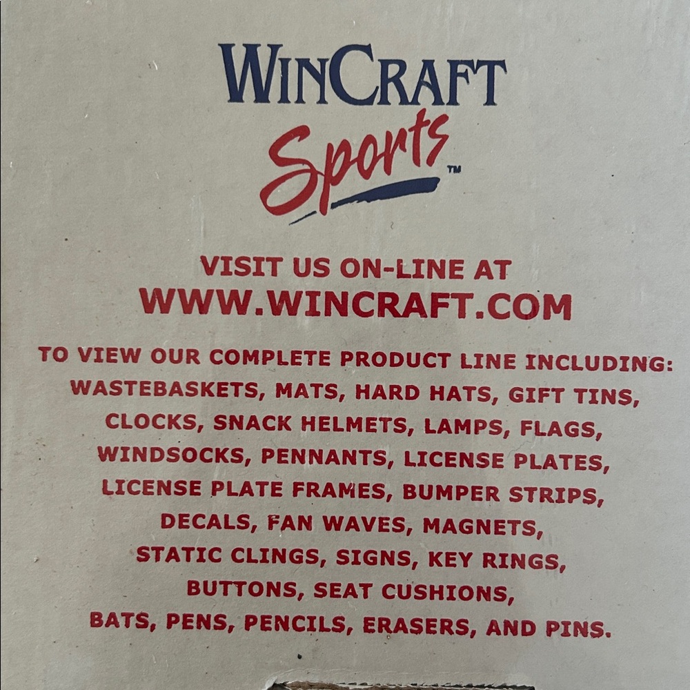 NIB Y2K Vintage Arizona Cardinals NFL Quartz Wall Clock Man Cave Decor WinCraft - Picture 10 of 10